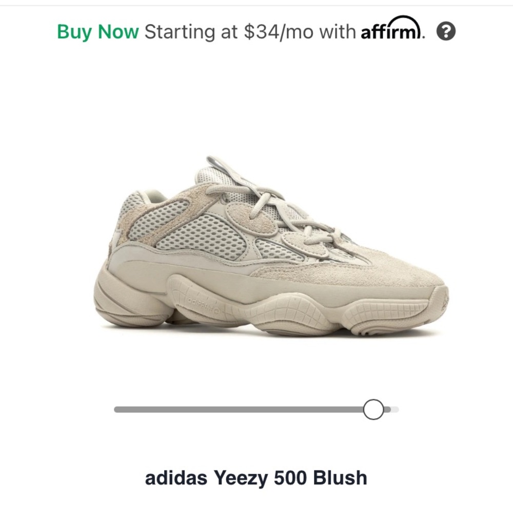 Yeezy 500 Blush from 2018!